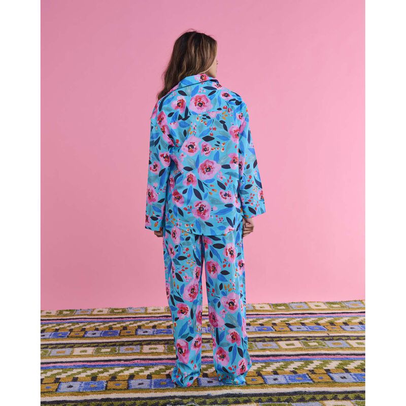 Kip&Co Morning Harvest Organic Cotton Long Sleeve Shirt & Pant Pyjama Set image number 1